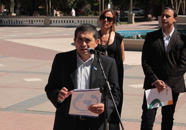 El jefe comunal alvearense en el acto por el día de las Ciudades Educadoras