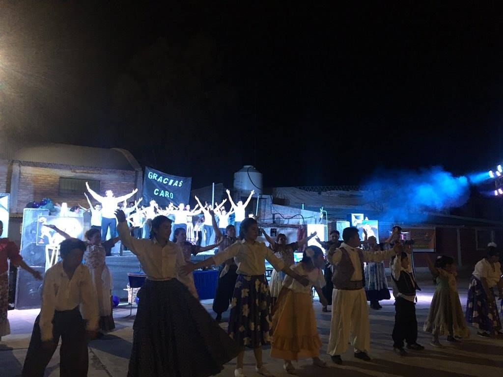 La fiesta vendimial de Rama Caída se hizo en el club Independiente.