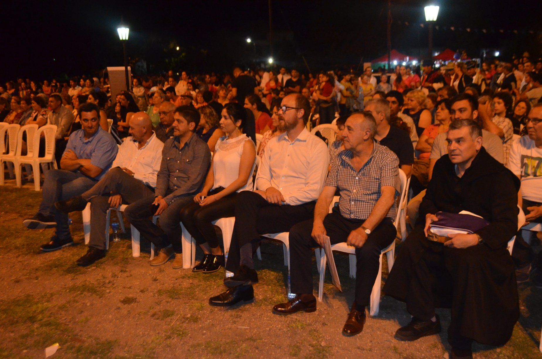 Gran cantidad de vecinos presenciaron la fiesta de Monte Comán.