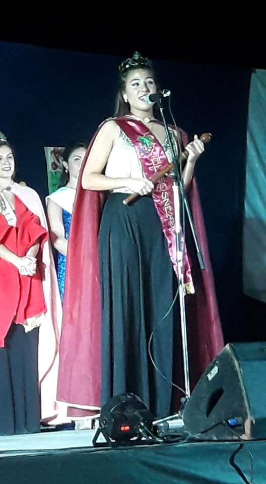 Agustina García, nueva reina de El Sosneado (Gentileza Municipalidad de San Rafael).