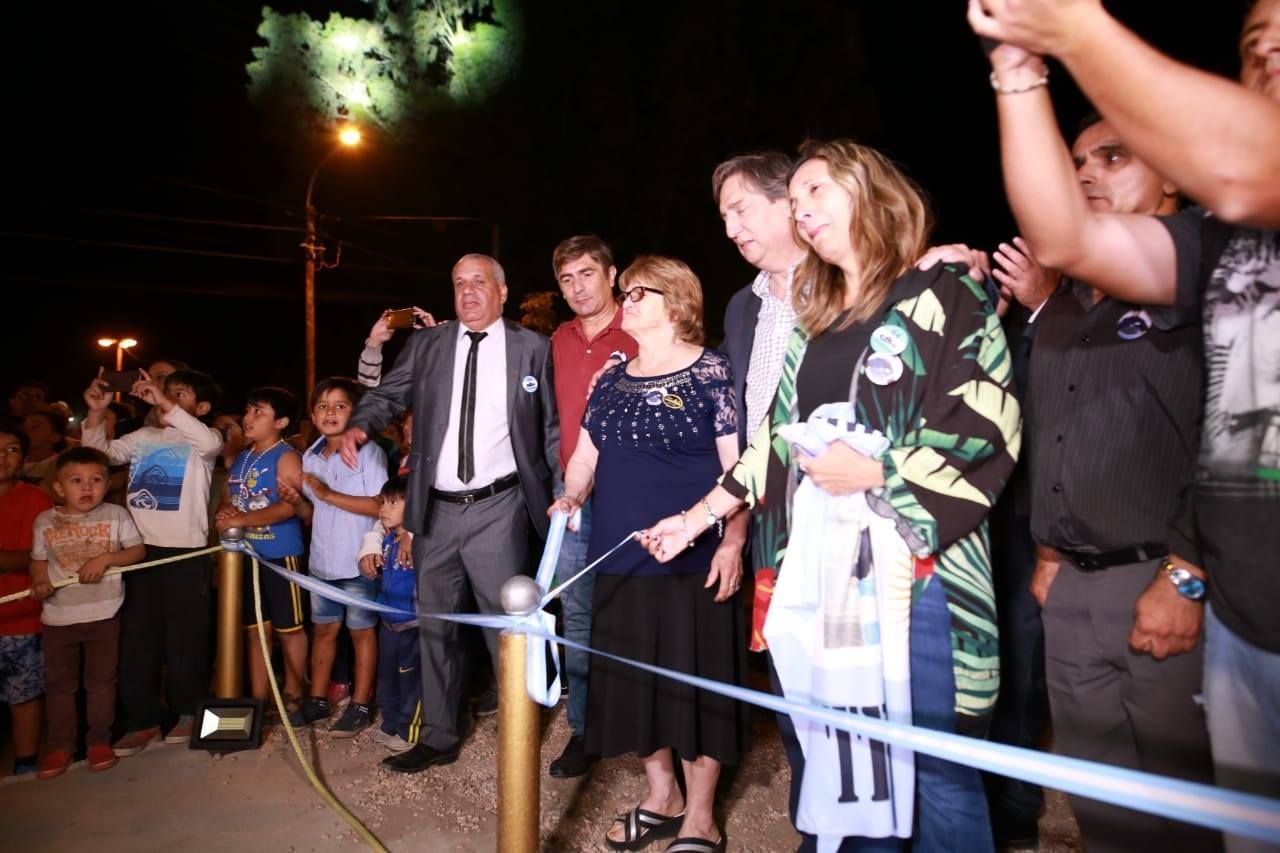 Familiares de Hernán Rodríguez participaron en el acto.