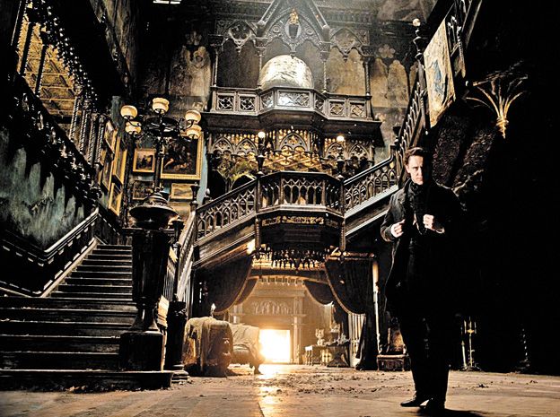 Escenario terrorífico. El estilo gótico de la mansión Allerdale Hall fue diseñado específicamente para este filme de del Toro.