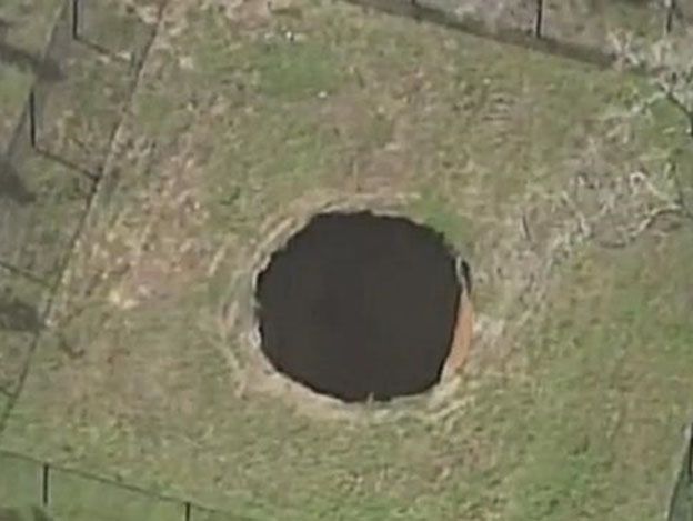 El gigantesco agujero ha vuelto a abrirse en Florida