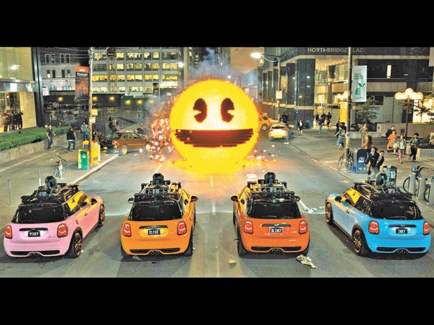 Pacman voraz. El popular personaje de videojuego no se conforma ya con comer fantasmas. Ahora parece que su apetito admite una dieta que incluye, por ejemplo, autos.