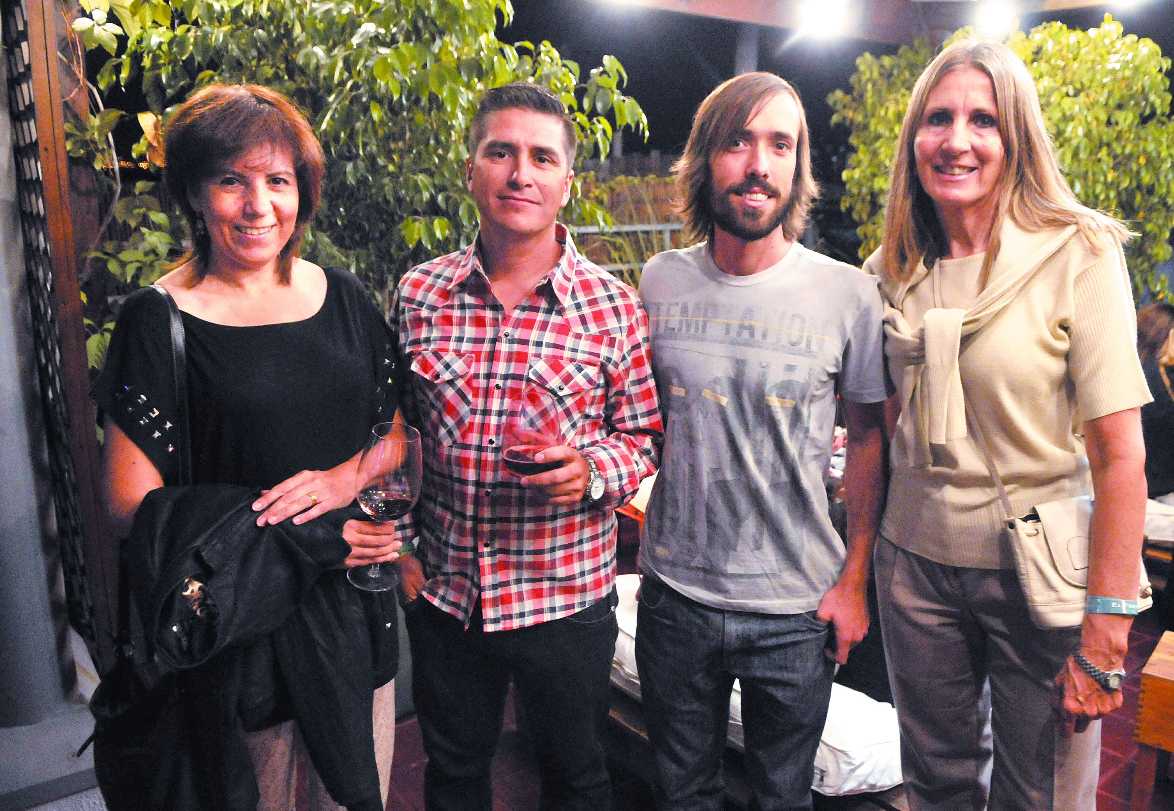 Laura Alturria, David Palma, Santiago Clement y María Lidia Jardel. Laura Alturria, David Palma, Santiago Clement y María Lidia Jardel.