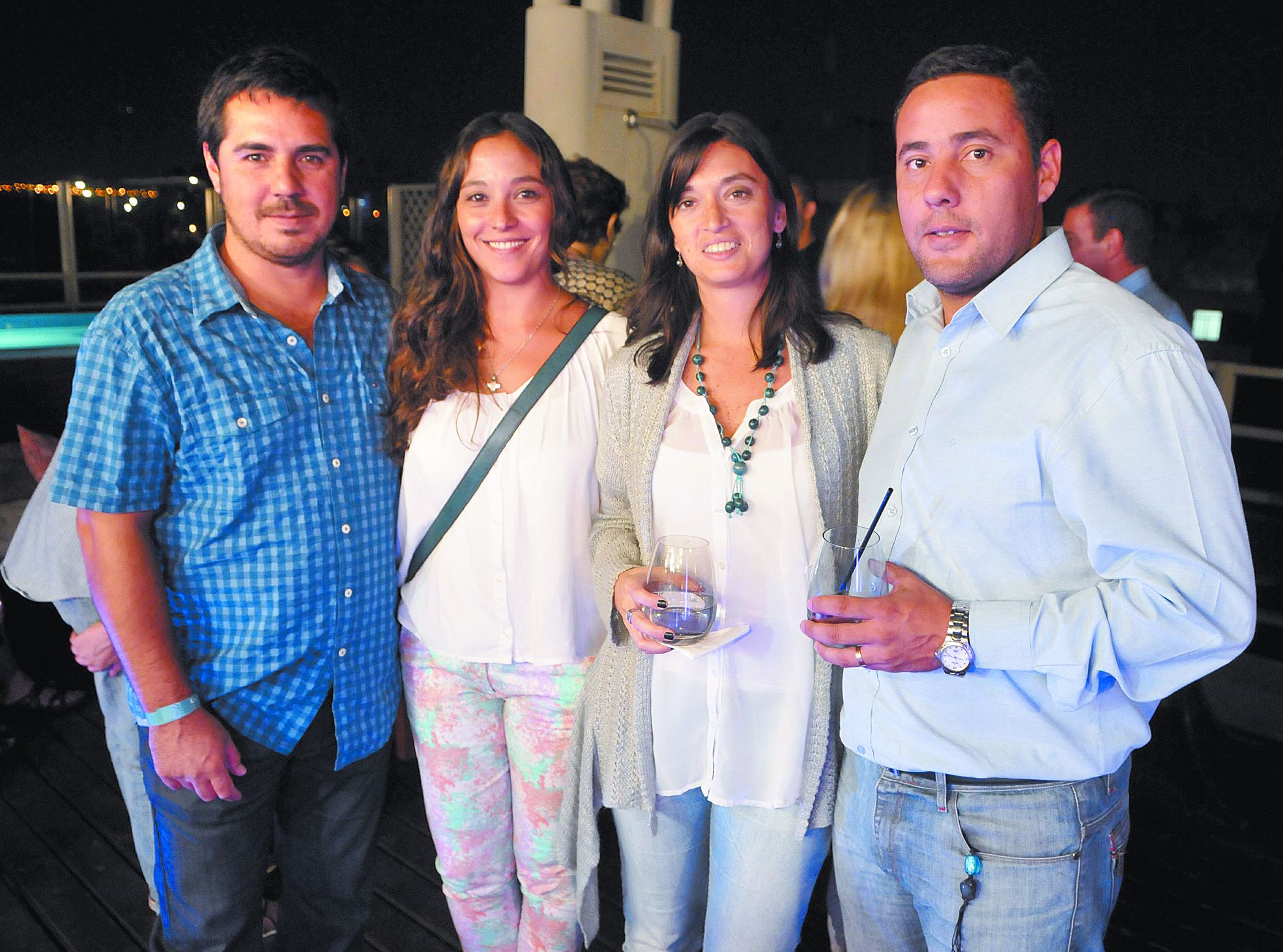 Damián Velocce, Natalia Fuentes, Verónica Nicosia y Sebastián Leal. Damián Velocce, Natalia Fuentes, Verónica Nicosia y Sebastián Leal.