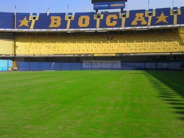 El Cesped De La Cancha De Boca Es Mendocino