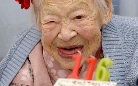 Misao Okawa de 116 años.