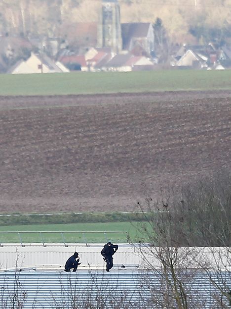 El despliegue contra los terroristas de Charlie Hebdo
