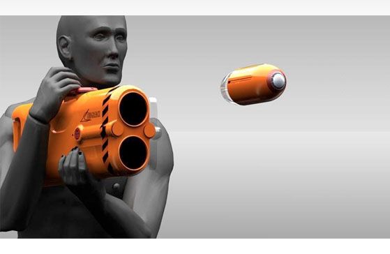 Así funciona la bazooka diseñada por Samuel Adeloju.