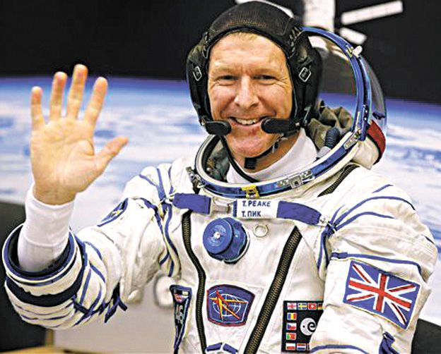 Timothy Peake, el astronauta que quiere ver la película en el espacio.