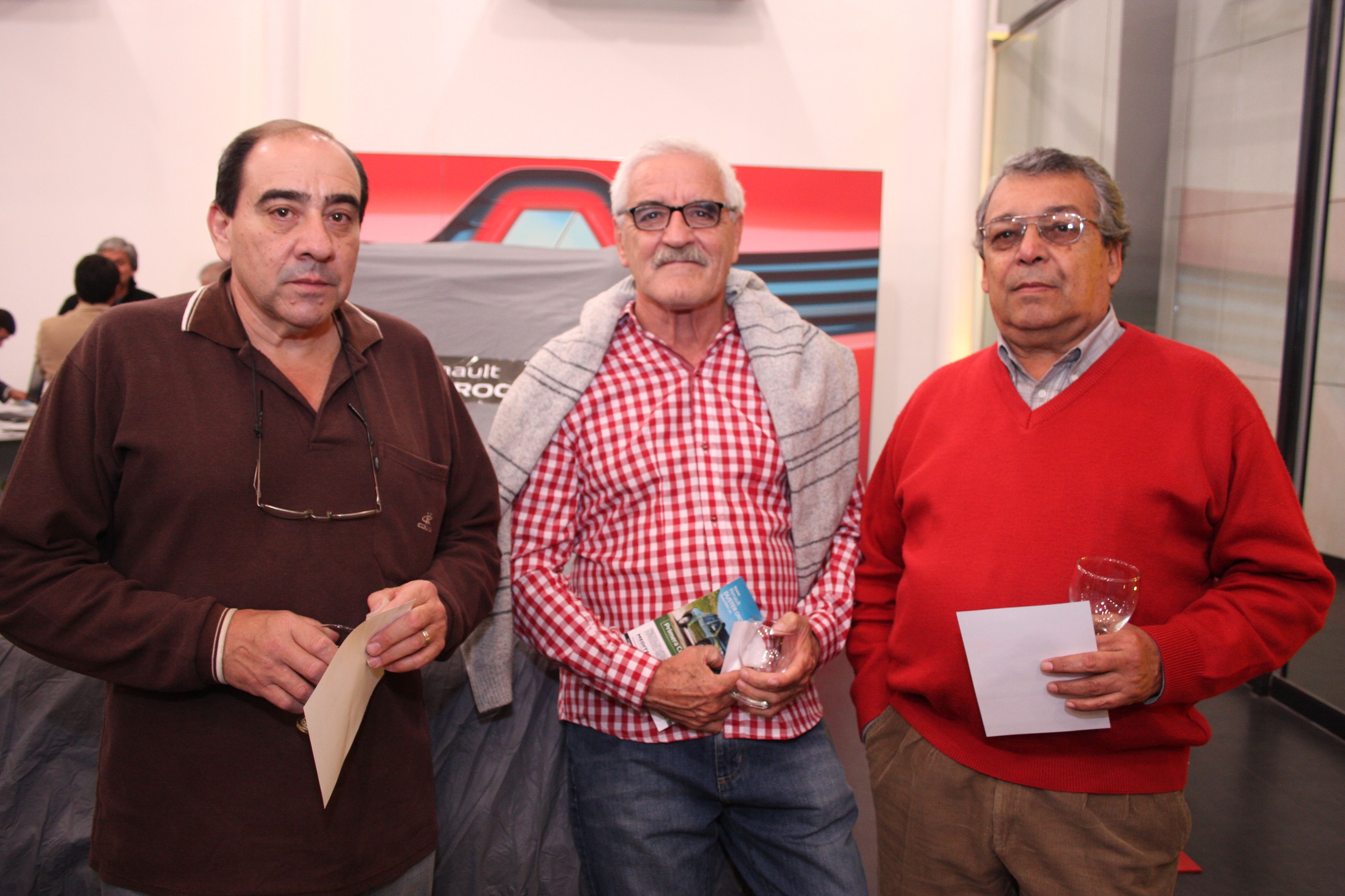 Guillermo Mori, Santiago López y Héctor Galaburri.