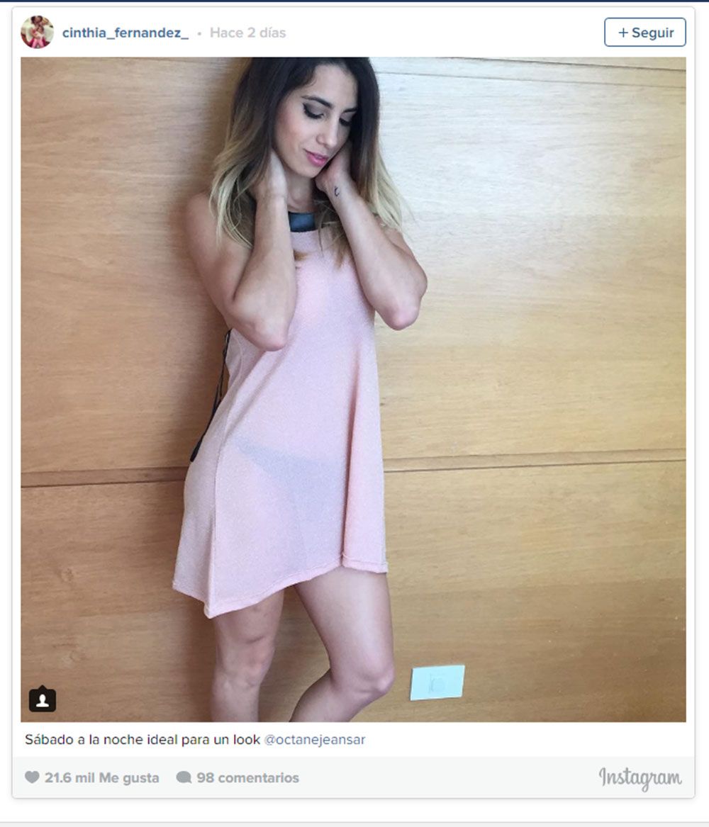 El pecadito fashion de Cinthia.