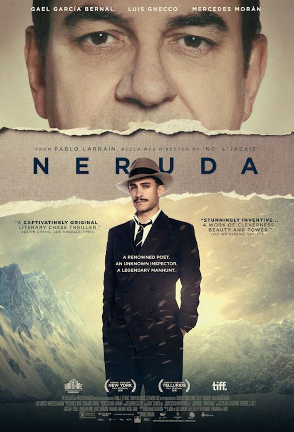 Las extranjeras nominadas. El chileno Pablo Larraín va con Neruda por el premio a la mejor película de habla no inglesa, al que también optan Divines (Francia), Elle (Francia), The Salesman (coproducción entre Francia e Irán) y Toni Erdmann (Alemania).