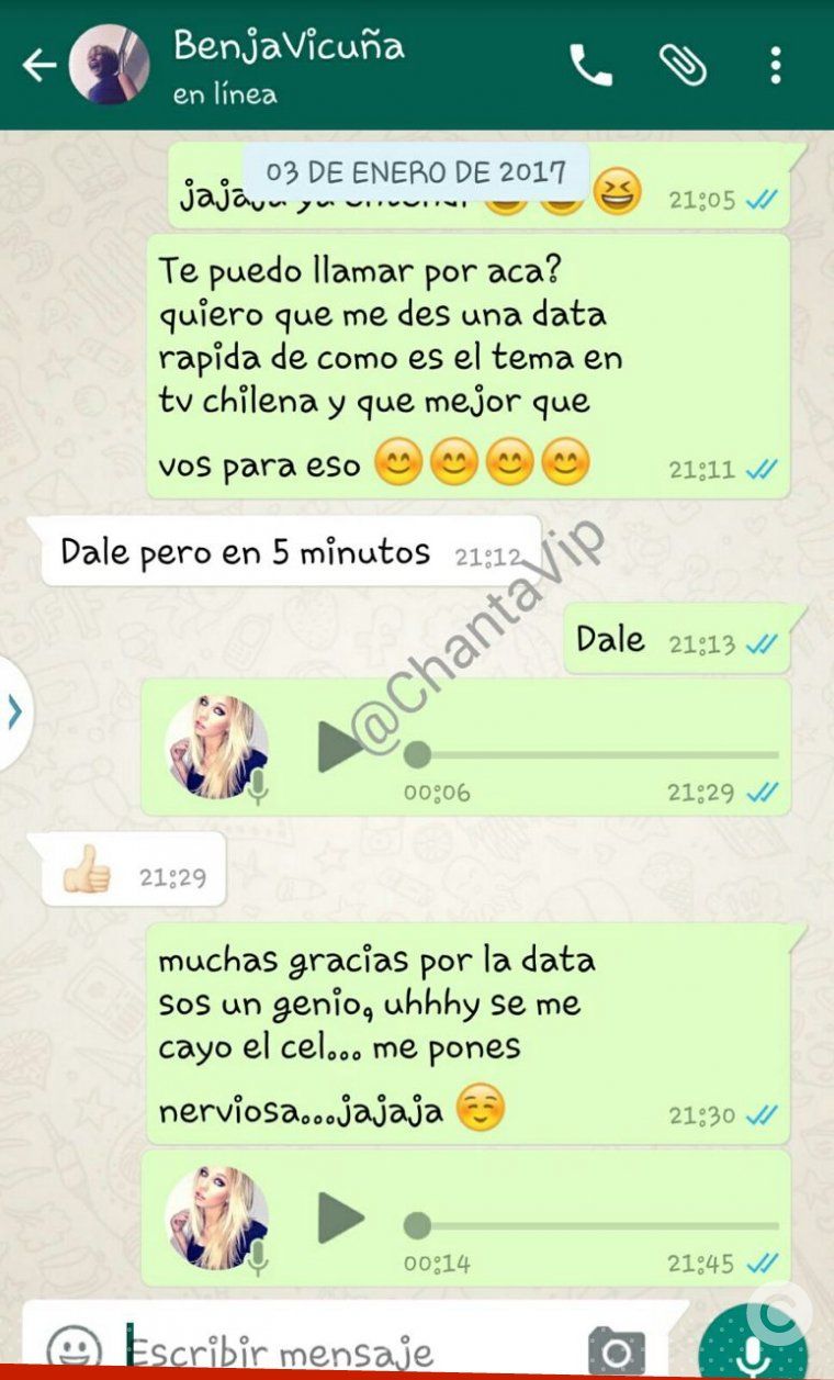El supuesto chat