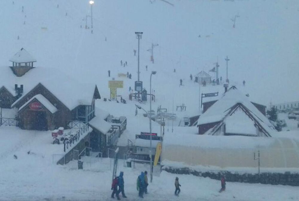 A pleno. Las nevadas favorecen a Las Leñas este año. Así lucía el jueves.