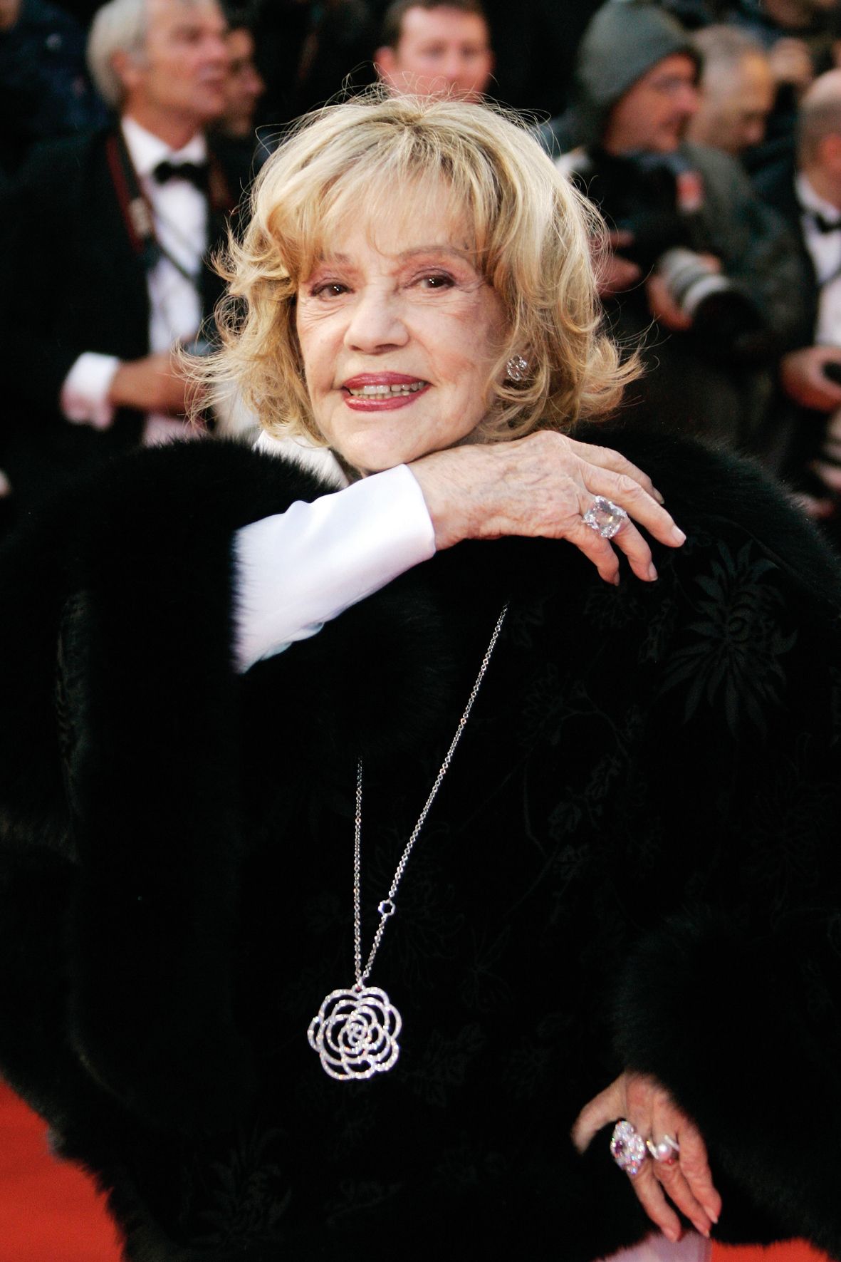 La actriz Jeanne Moreau&nbsp;llevó adelante su carrera hasta hace dos años.&nbsp;