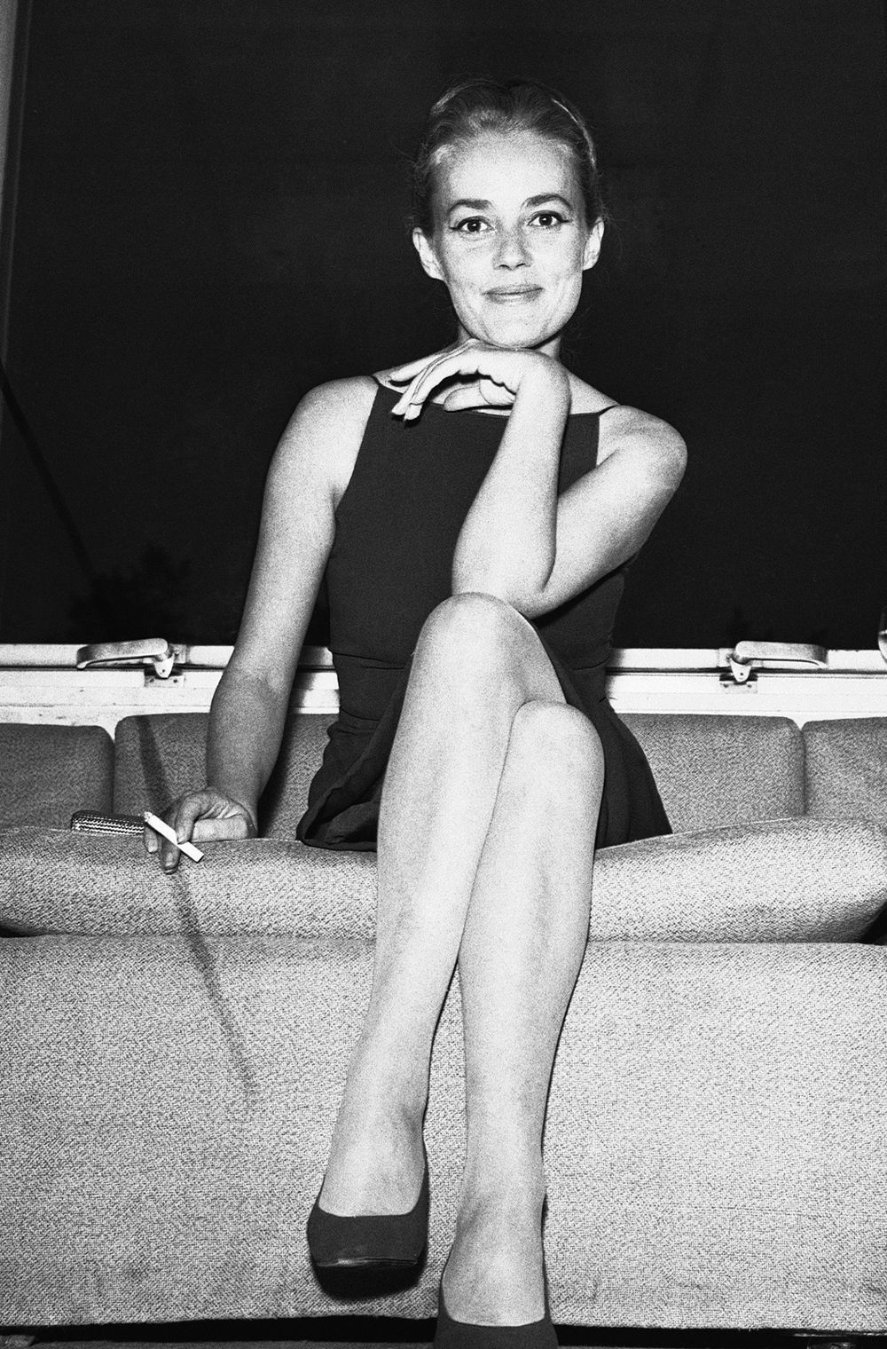 Jeanne Moreau. Imagen de la bella actriz en 1962. La definían como una mujer independiente.&nbsp;