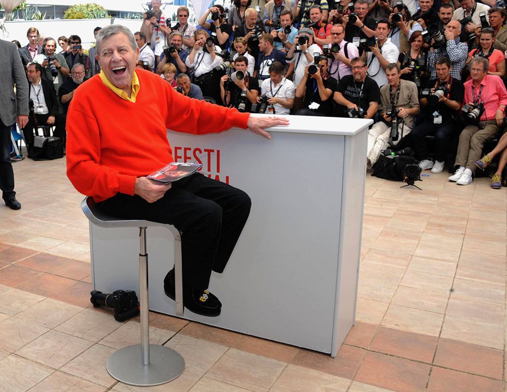 Jerry Lewis en una de sus fotos más actuales.