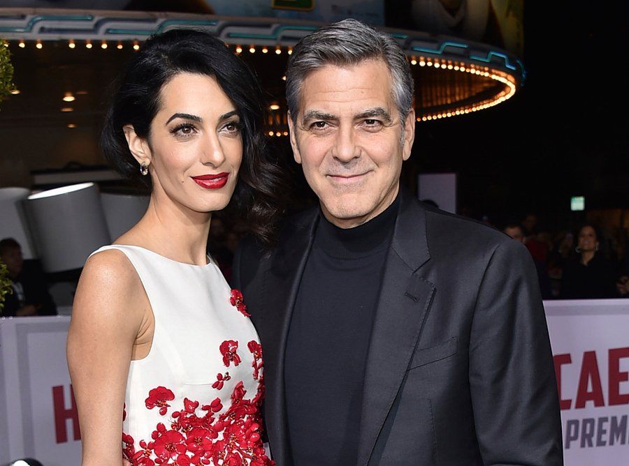 George Clooney y su esposa Amal.&nbsp;