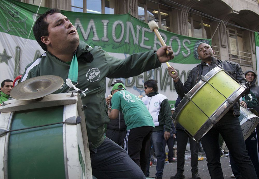 Camioneros. Son de los que más reclaman contra el Impuestos a las Ganancias.