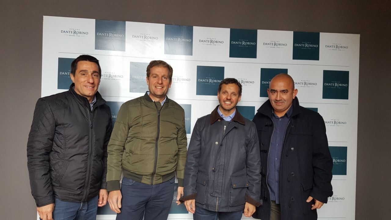Javier Espina, Mariano Carniel, Lucas de Rosas y Elio Suárez.