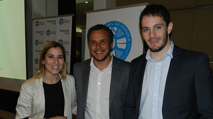 Virginia Bassanese, &nbsp;Gabriel Coronel y Axel González.