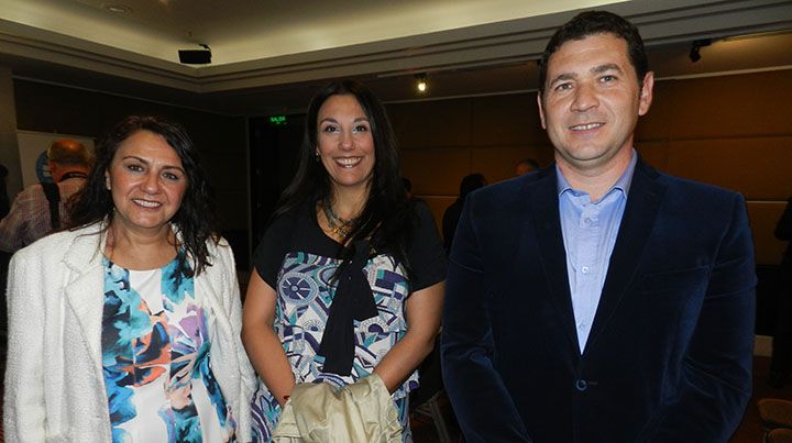 Maria del Carmen Tahan, &nbsp;Claudia Barada y Santiago Martiarena.