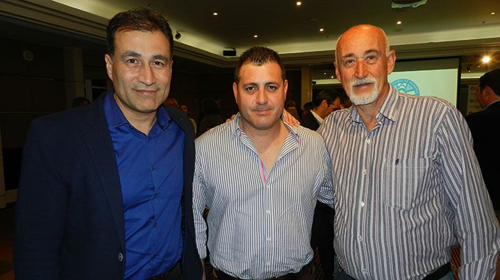 Leo Iessi, Gerardo Álvarez y Américo Manzini