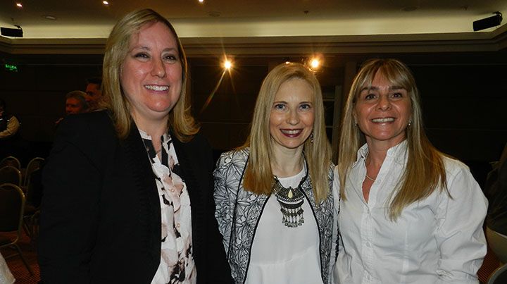 Patricia Pollicino, &nbsp;Ana Lizzona y Laura Glielmi.