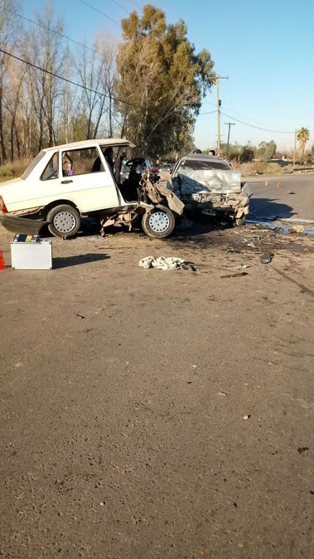 Tremendo accidente en Guaymallén.