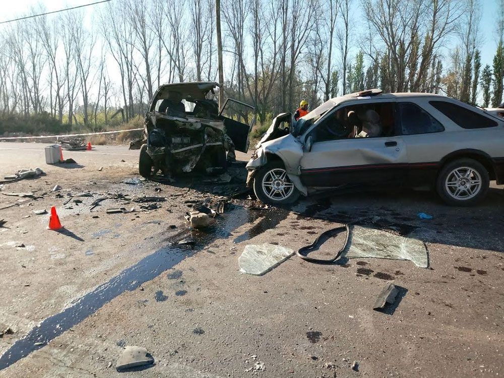 Tremendo accidente en Guaymallén.