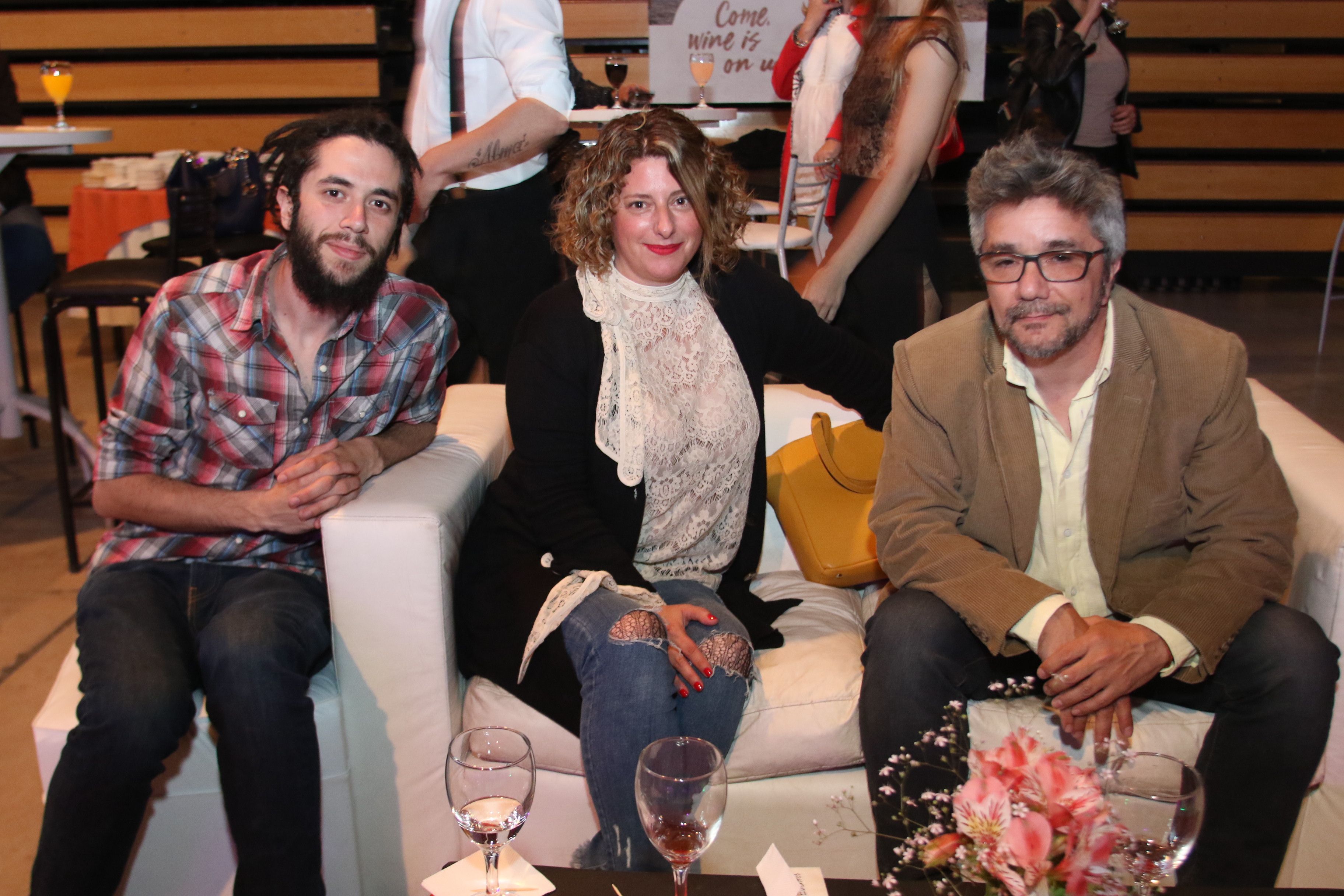 Matías Costa, Patricia Ruiz y Marcelo Costa.