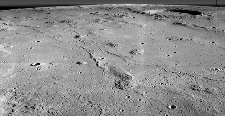 La caverna está en las colinas de Marius, en el Oceanus Procellarum. Foto: NASA/Lunar Orbiter 2