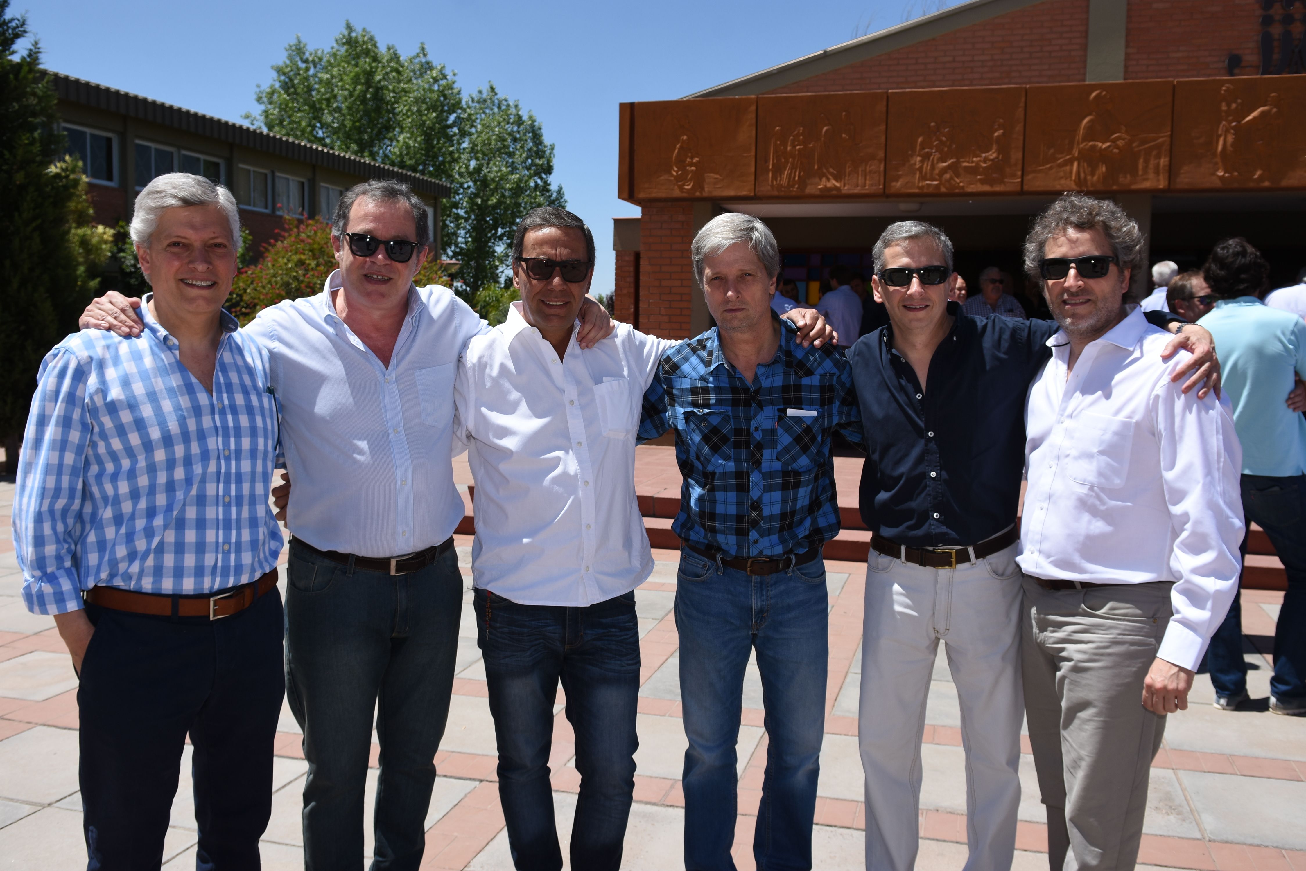 Luis Pascual, Luso Ruggeri, Carlos Sierra, Hernán, Diego y Lucas Pascual.
