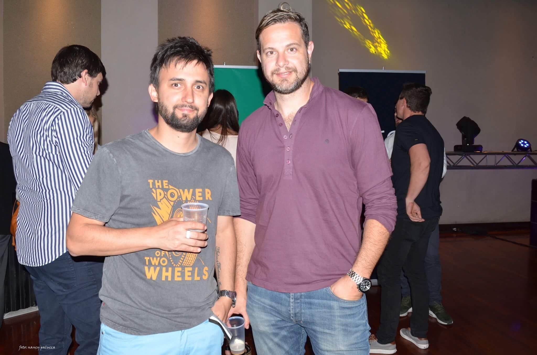 Ignacio y Diegose sumaron a la fiesta de Ruta.