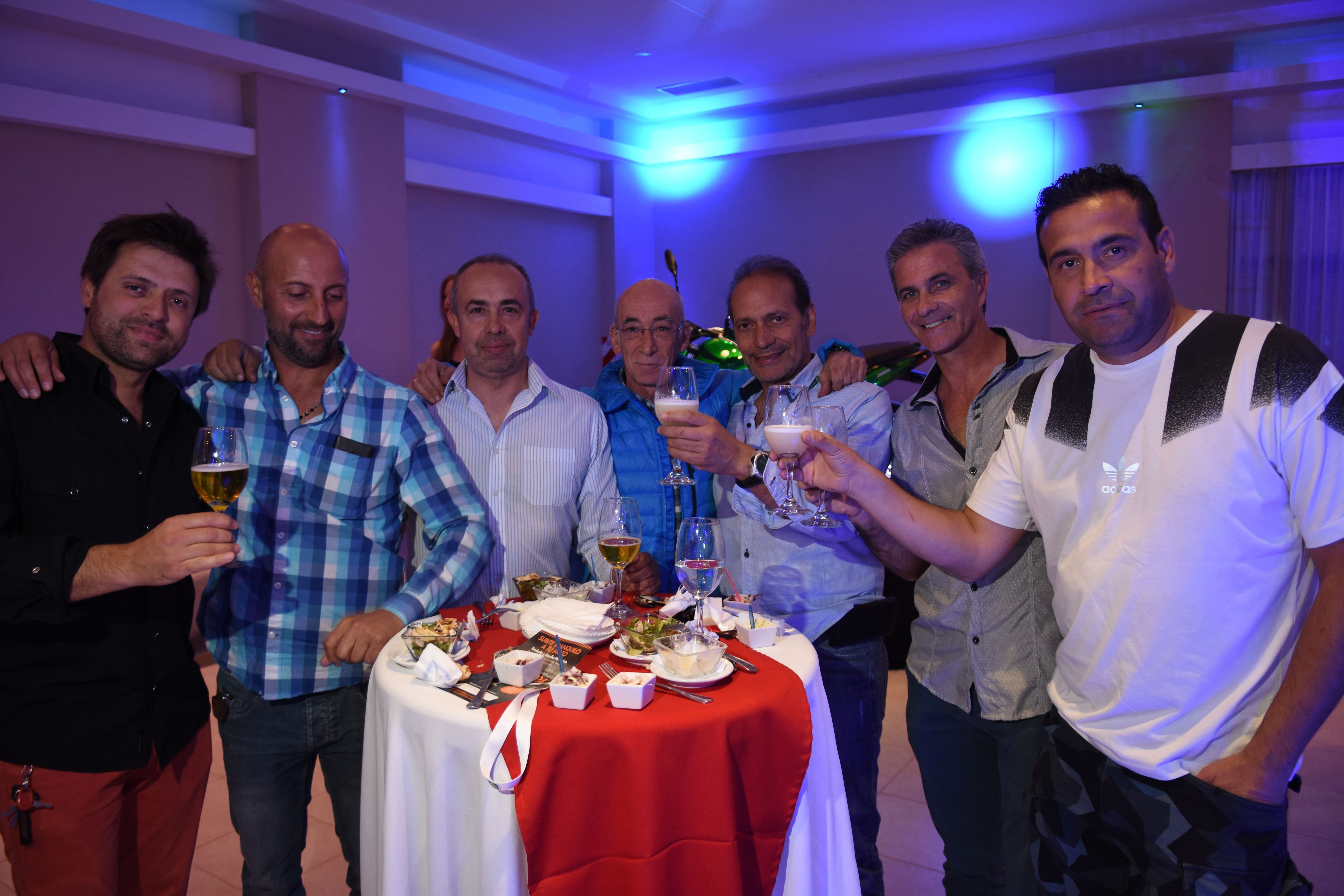 Antonio Tafanera, José Dupans, Mariano Pulido, Luis Coto, Daniel Gimena, Oscar Moy y Mario Villalobos.