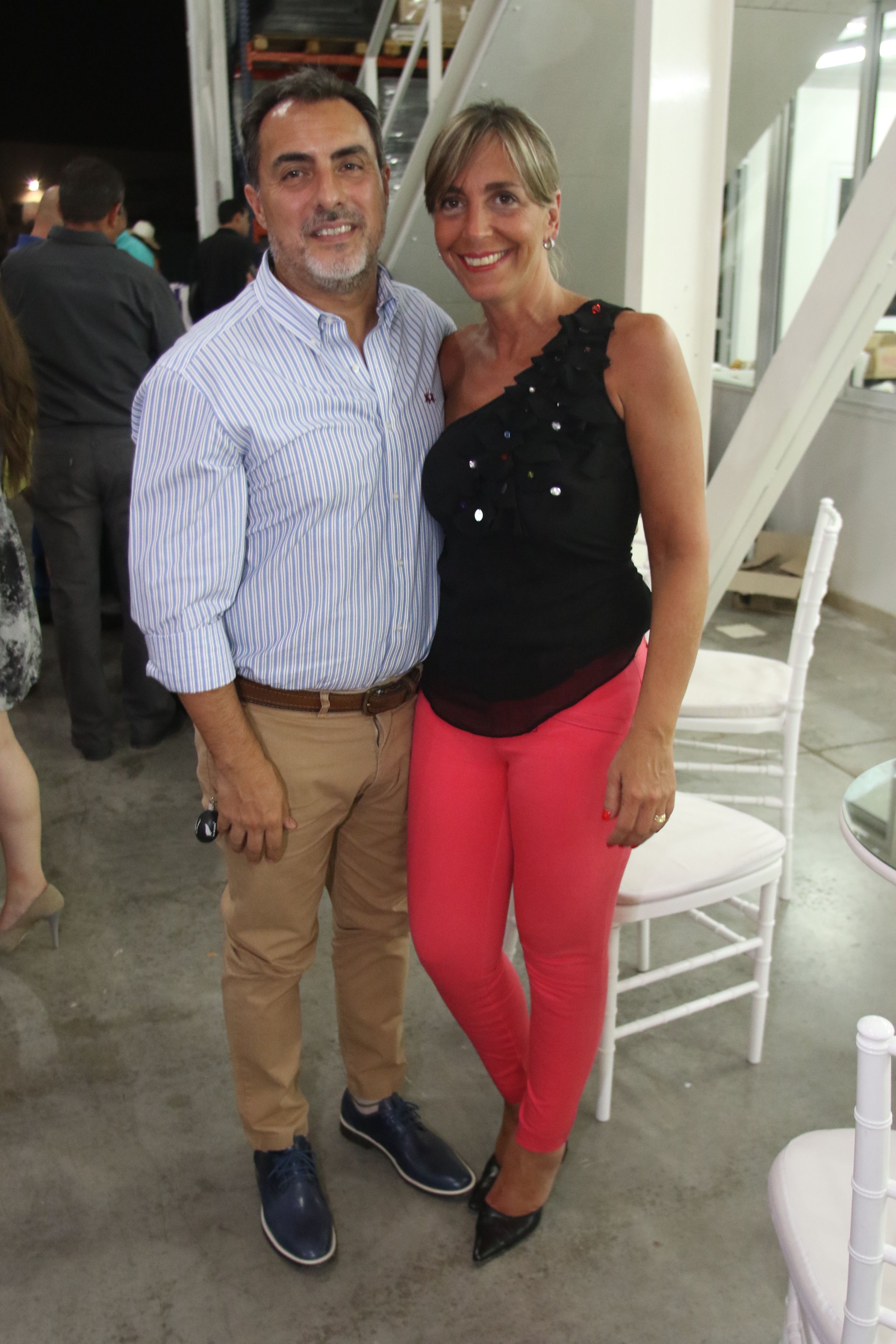 Sergio Escudero y Mariela Di Mauri.