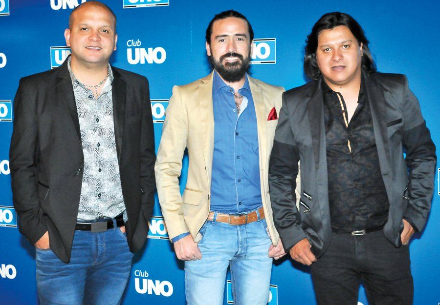 Ricardo Chimeno, Pablo Calderón y Pío Chimeno.