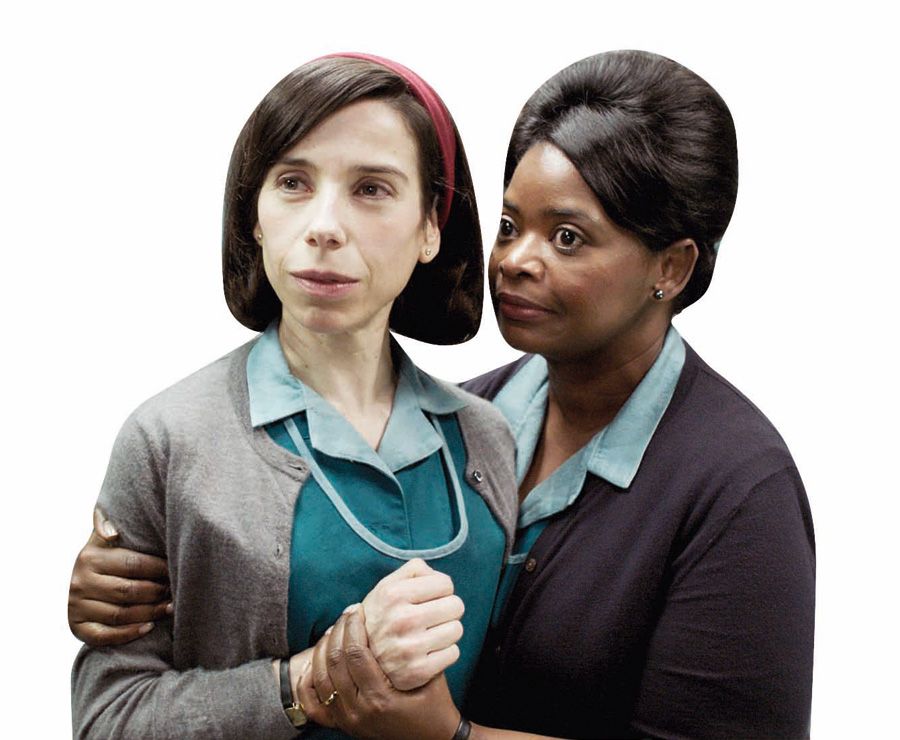 13 nominaciones al Oscar tiene La forma del agua, entre ellas a mejor actor de reparto (Richard Jenkins, arriba), mejor actriz protagónica y de reparto (Sally Hawkins y Octavia Spencer, a la izquierda), mejor director, mejor película y mejor guión original, entre otras.&nbsp;
