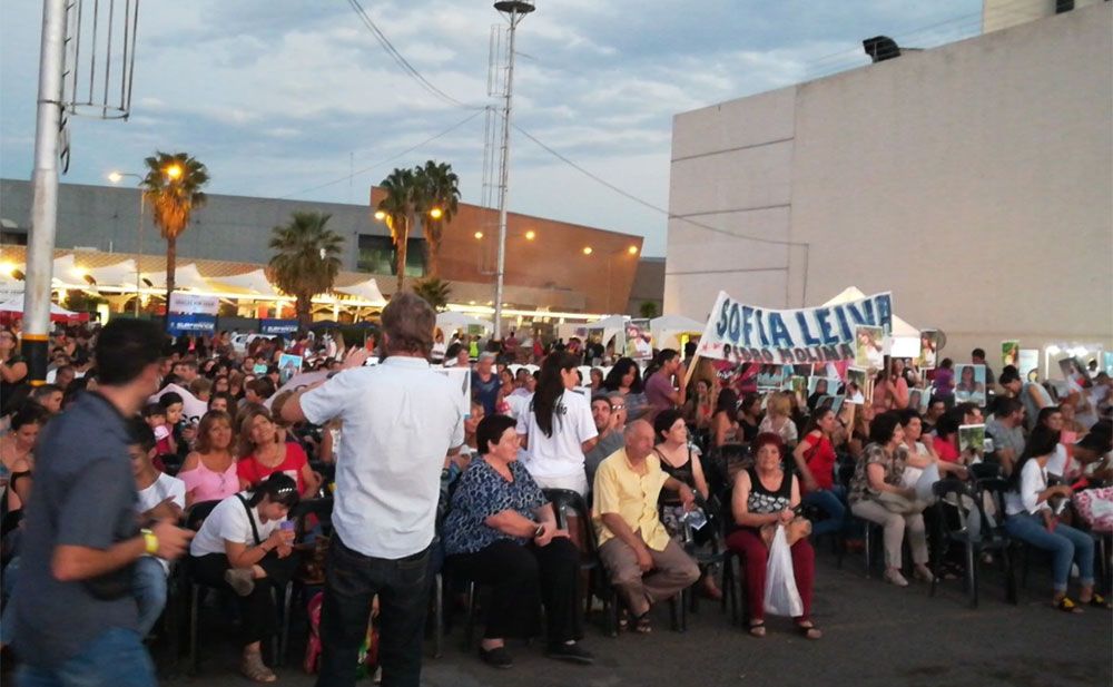 La fiesta guamallina se realiza en la playa oeste del Mendoza Plaza Shopping. Foto: Vivo Vendimia