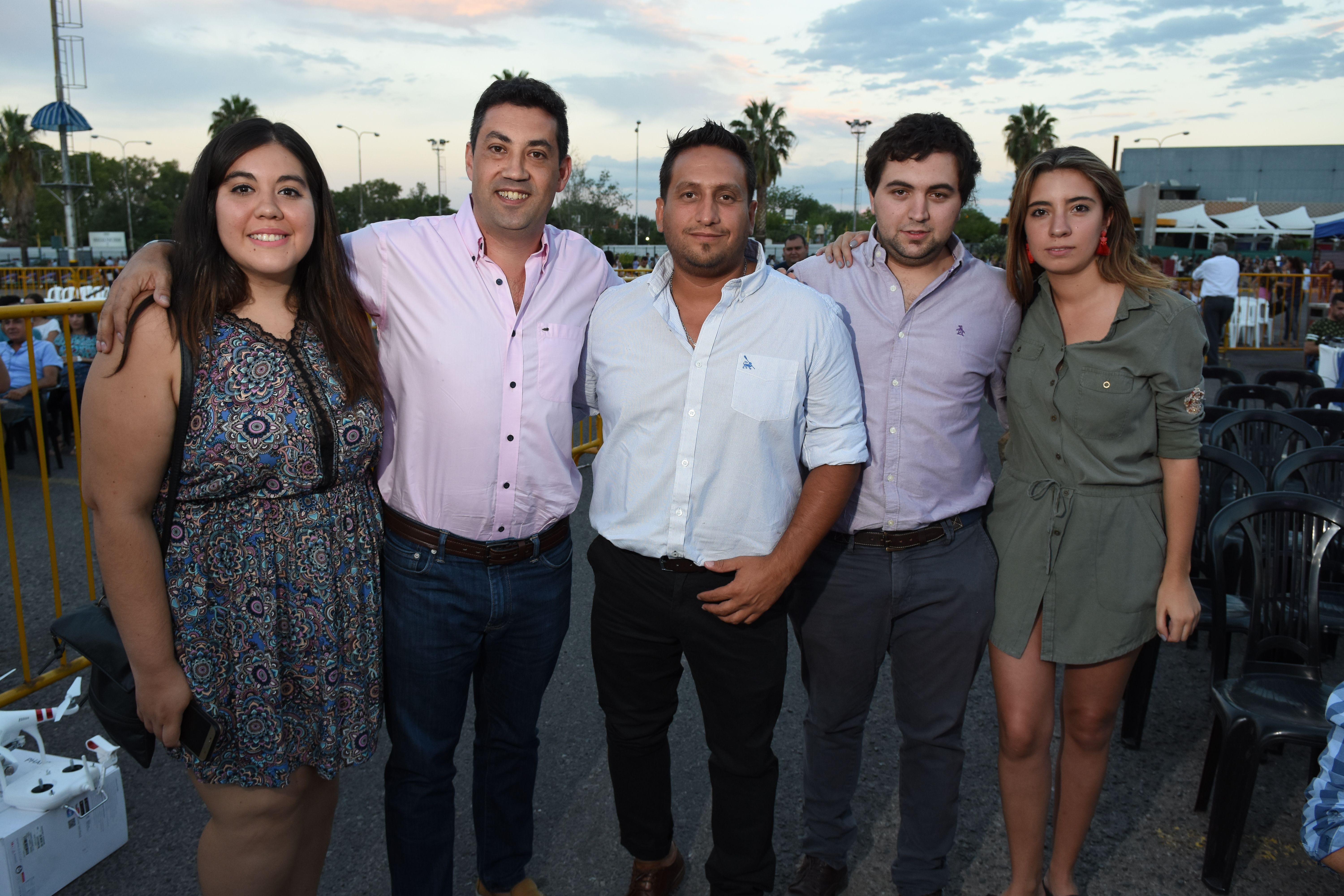 Fernanda Contreras, Javier Massö, Marcos Quatrini, Ignacio Conte y Constanza Sallei.