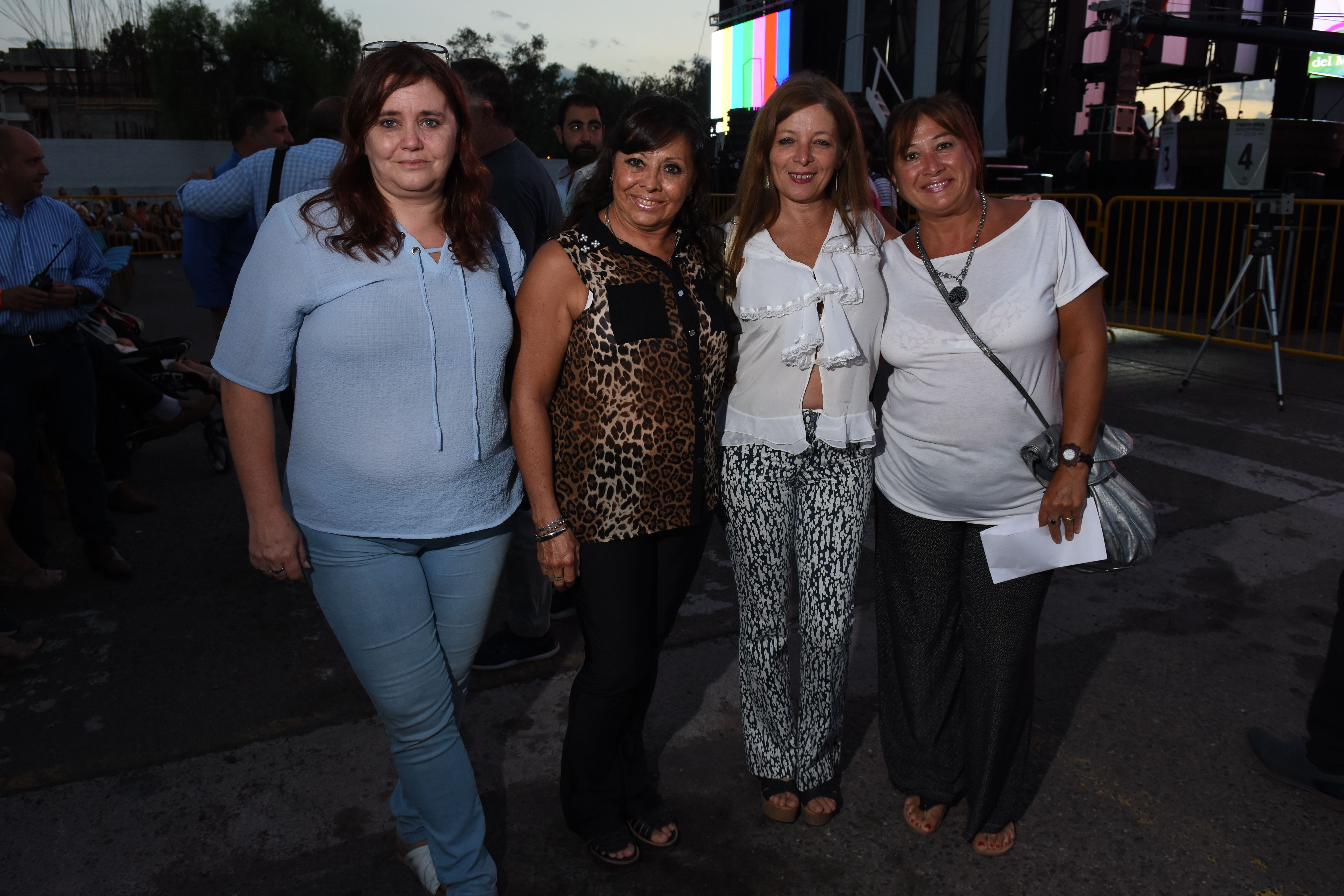 Sonia Ornatt, Sigrid Gómez, Marcela Rinaldi y Marisel Gómez.