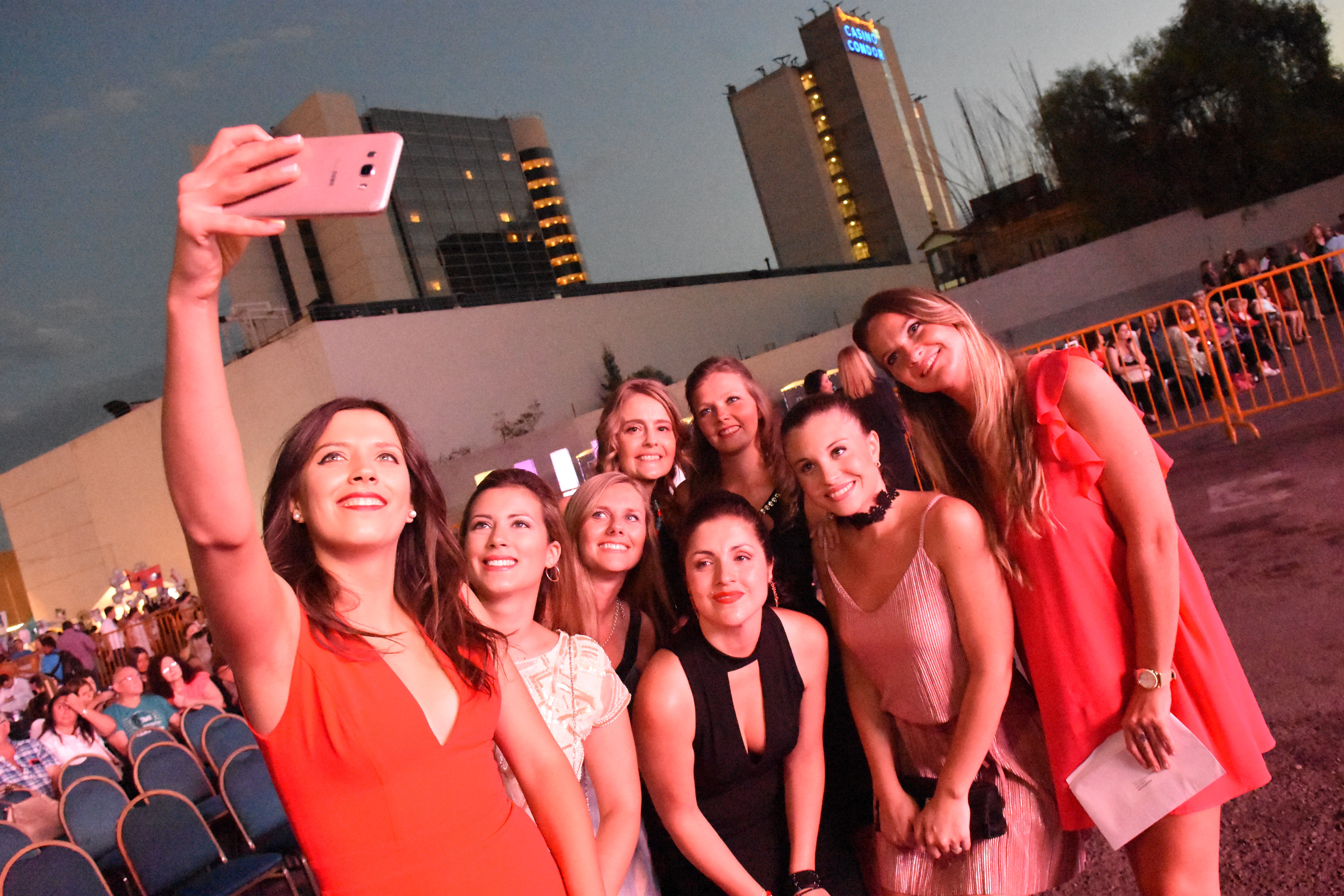 Selfie real.