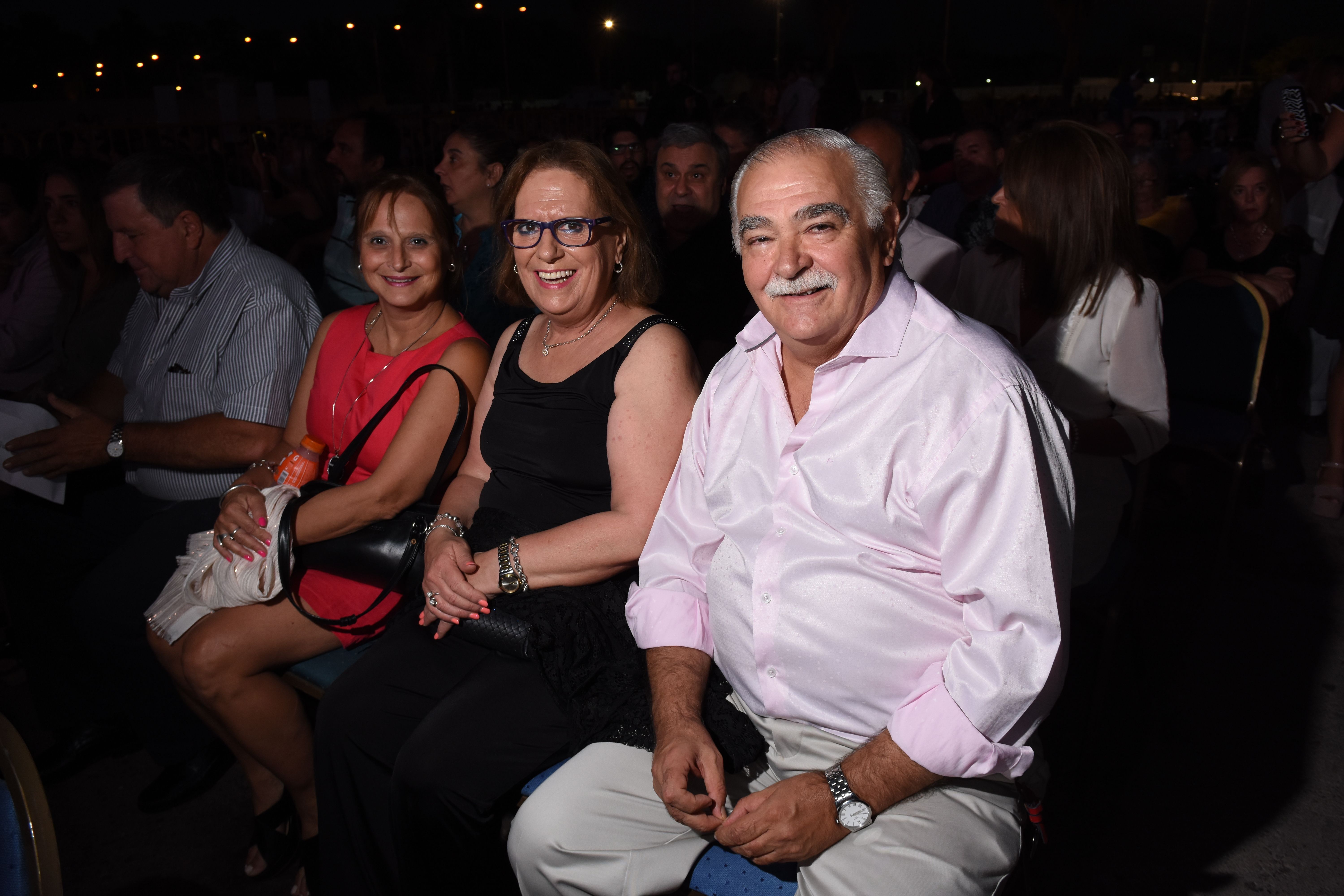 Invitados. Patricia Moreno, Inés y Juan Manuel García.