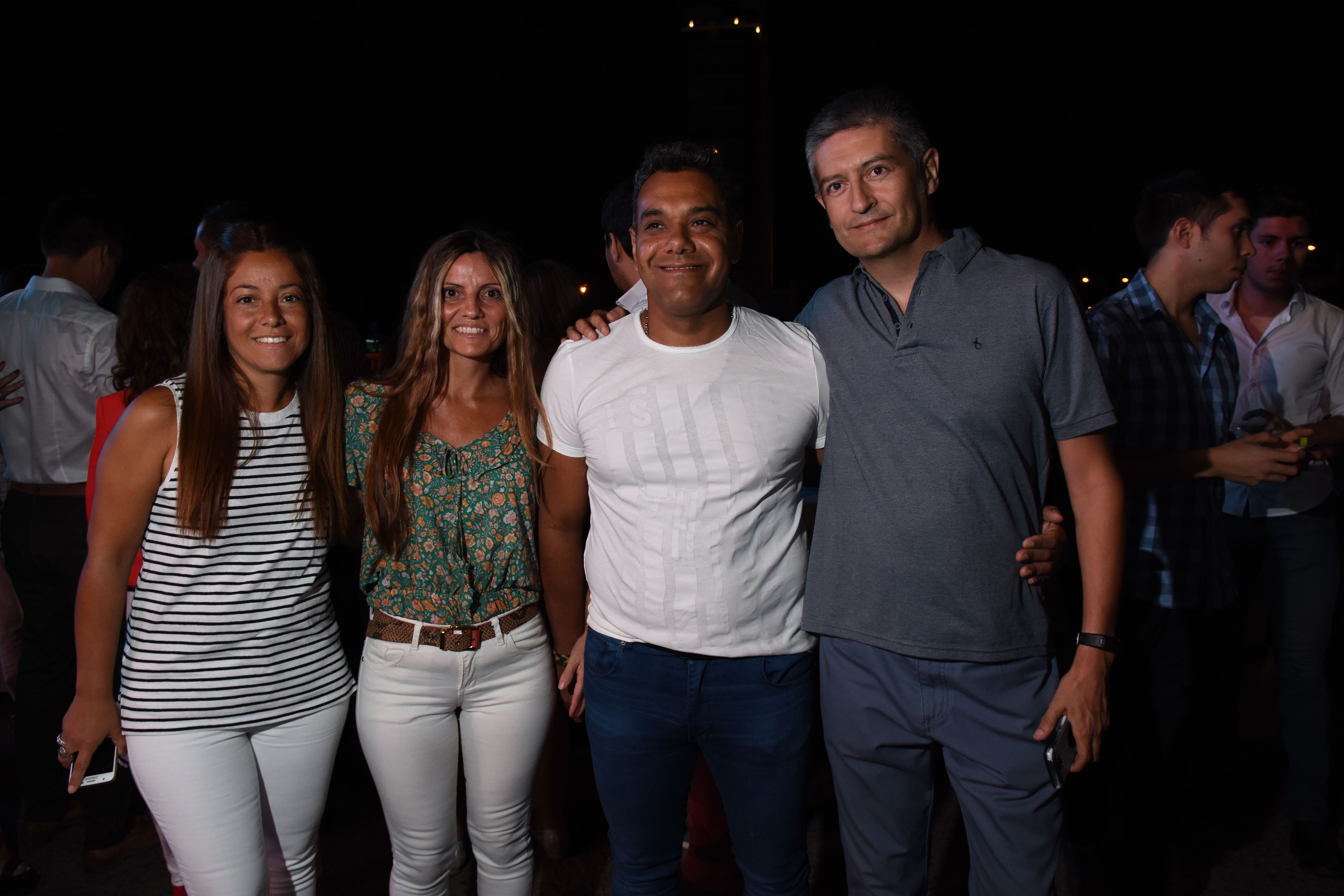 Eliana Lucero, Marilú Giustozzi, Diego Lucero y Roberto Fontán.