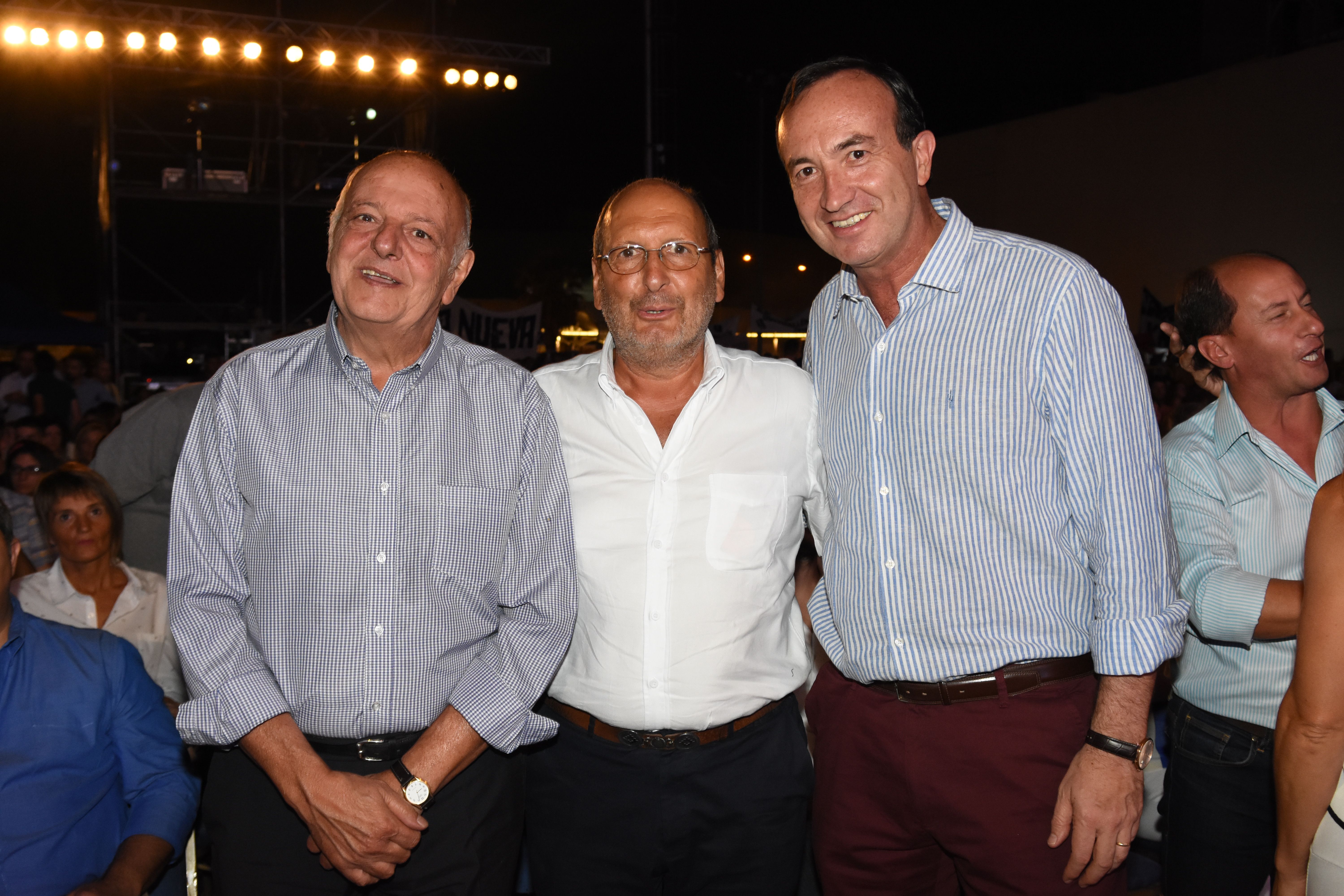 Juan Carlos Jaliff, Marcelino Iglesias y Gabriel Fidel.