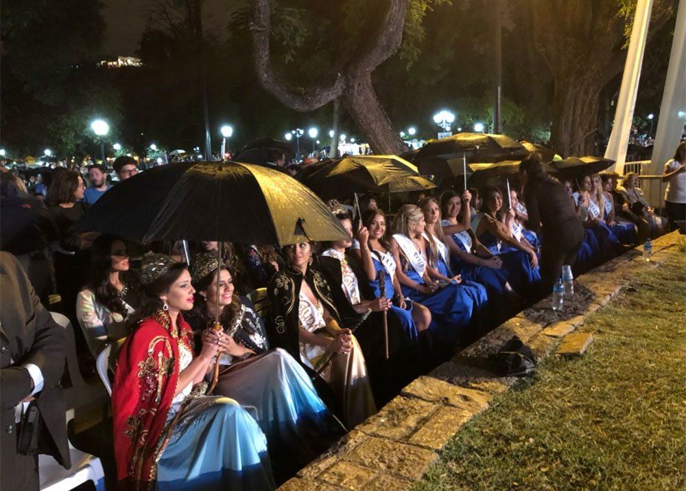 La lluvia no permitió Fiesta ni elección. Foto: Vivo Vendimia.