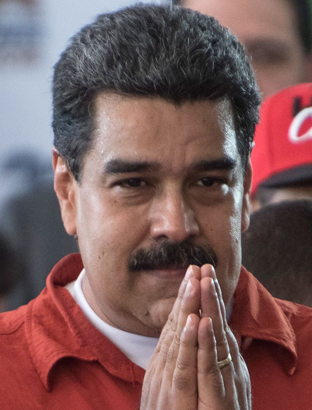 Por la reelección. Nicolás Maduro.
