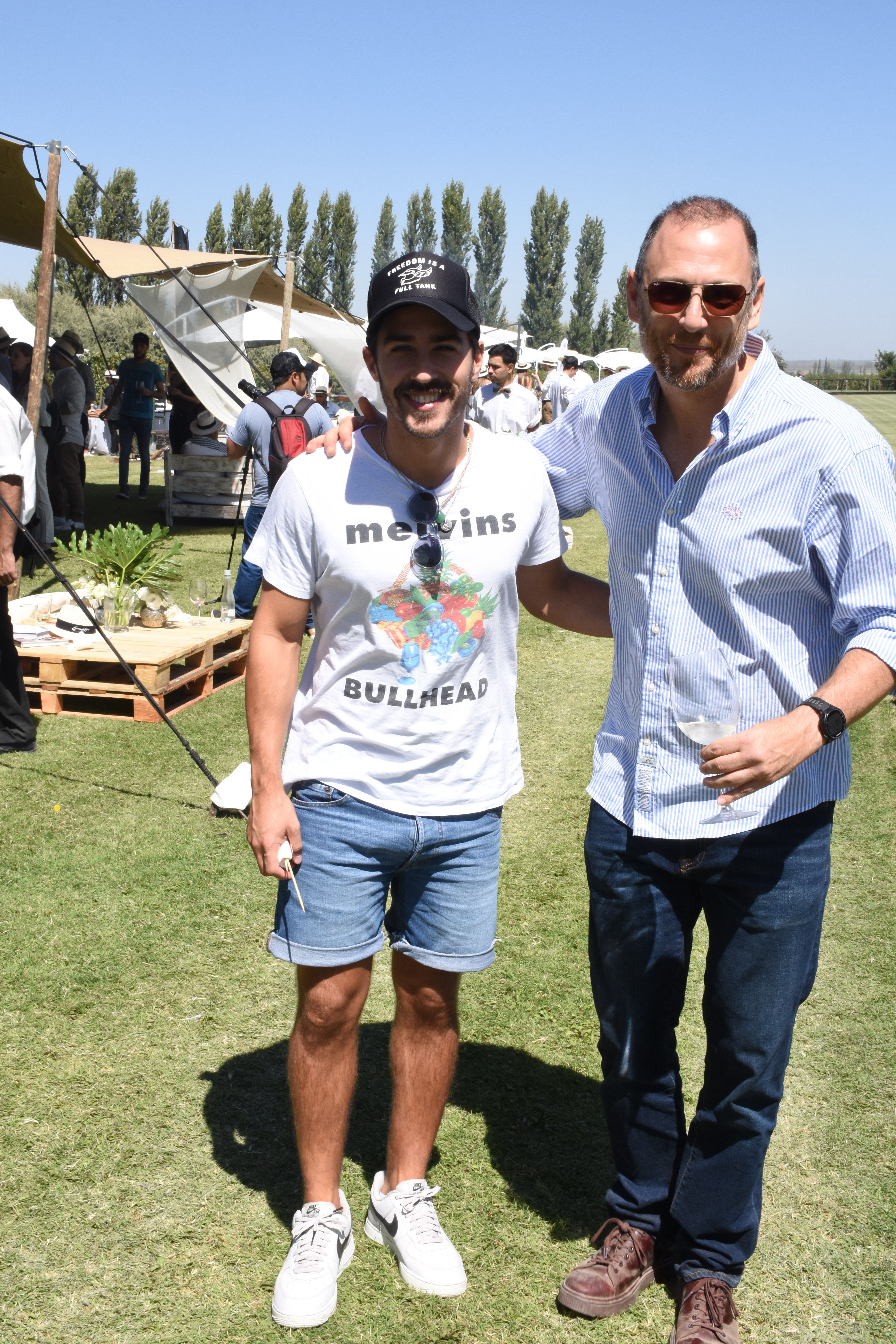 El actor Nicolás Francella y Rodrigo Nazar.